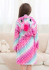 Unicorn Dots Bathrobe bathrobe Little Palace Store